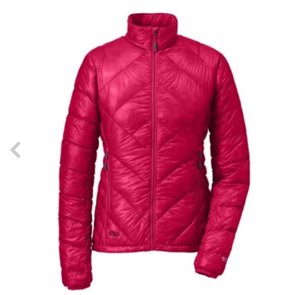 Outdoor Research Filament Down Jacket Women’s Size Small Pink Winter Weather - Picture 1 of 14